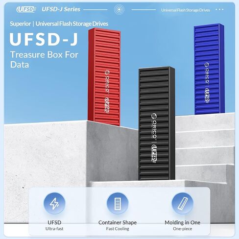 ORICO 405 MB/s Flash Drive 128GB, Memory Stick USB3.2 Reading Thumb Drive with Keychain USB Flash Drive Metal USB Drive Data Storage Compatible with Computer/Laptop（UFSD） in Saudi Arabia