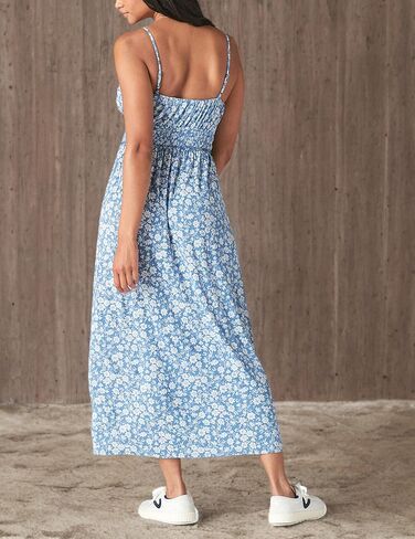 Lucky Brand Women's Printed Smocked Dress in Saudi Arabia
