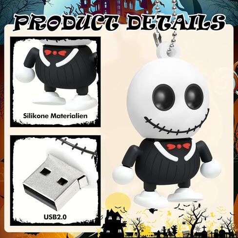محرك فلاش USB سعة 64 جيجابايت، محرك فلاش USB للهالوين 64 جيجابايت in Kuwait