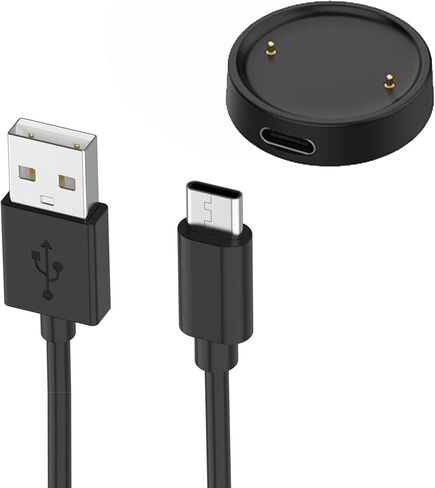 2 عبوة لـ Amazfit Bip 6/Active 2/Active 2 Square Charger ، شحن Dock والكابلات المتوافقة مع AmazFit Bip 6 Smart Watch Charger in Saudi Arabia