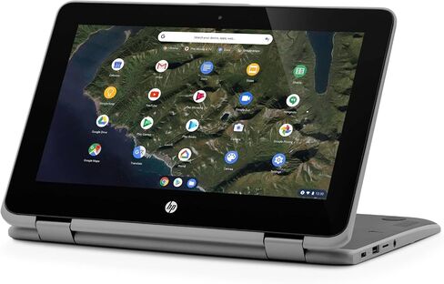 HP Chromebook X360 11 G2 11.6 "HD ، Celeron N4100 1.1GHz 4GB RAM ، 32GB Solid State Drive ، Chrome OS ، CAM ، TOUCH ، (READED) in Saudi Arabia