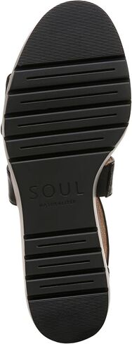 SOUL Naturalizer Women's, Goodtimes Wedge Sandal Brown 9.5 M in Kuwait