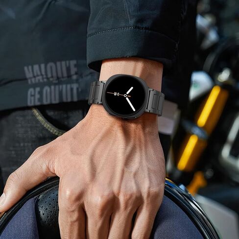 KOREDA Metal Band for Samsung Galaxy Watch 8 Classic 46mm/Galaxy Watch 8 40mm 44mm Bands, No Gap Solid Stainless Steel Business Metal Strap for Galaxy Watch 8 Men Women in Kuwait