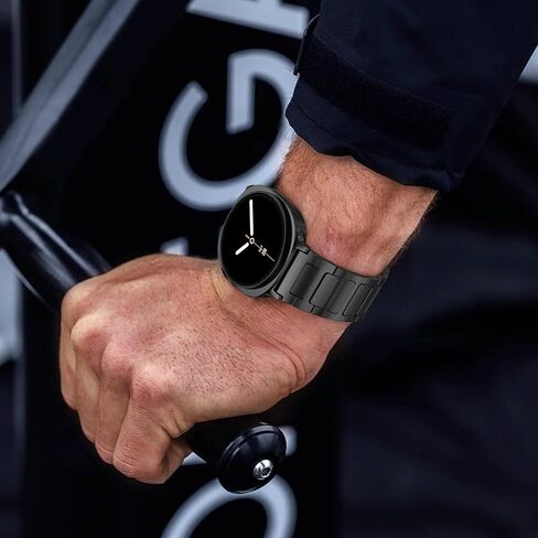 KOREDA Metal Band for Samsung Galaxy Watch 8 Classic 46mm/Galaxy Watch 8 40mm 44mm Bands, No Gap Solid Stainless Steel Business Metal Strap for Galaxy Watch 8 Men Women in Kuwait