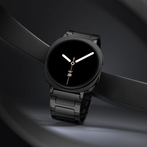 KOREDA Metal Band for Samsung Galaxy Watch 8 Classic 46mm/Galaxy Watch 8 40mm 44mm Bands, No Gap Solid Stainless Steel Business Metal Strap for Galaxy Watch 8 Men Women in Kuwait