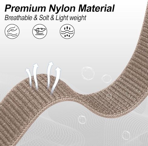 Nylon Quick Fit Watchband Compatible with Garmin Fenix 8 47mm/Forerunner 965/970/Instinct 1/2/3 45mm Solar,22mm Soft Hook and Loop Adjustable Sport Strap for Fenix 7 Pro/7/6 Pro/6/5 plus in Kuwait