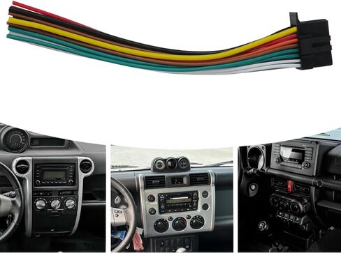 Xspeedonline Car Radio Wire Harness استبدال Kenwood DDX25BT DDX26BT DDX276BT DDX350BT DDX375BT in Kuwait