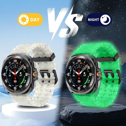 Soft Ocean Silicone Bands Compatible for Samsung Galaxy Watch Ultra 47mm(2025/2024) Band 47mm Men Women, Color Speckles Breathable Sport Replacement Strap in Saudi Arabia