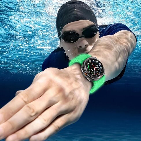 Soft Ocean Silicone Bands Compatible for Samsung Galaxy Watch Ultra 47mm(2025/2024) Band 47mm Men Women, Color Speckles Breathable Sport Replacement Strap in Saudi Arabia