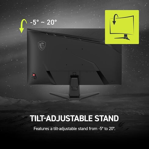 MSI MAG 275CF X24 27 بوصة 1920 × 1080 (FHD) شاشة ألعاب ، 240 هرتز ، المزامنة التكيفية ، HDR Ready ، HDMI ، VGA Port ، Vesa Mountable ، Tilt ، 4 جوانب إطار نحيف ، 0.5 مللي ثانية ، أسود ، أسود ، أسود in Saudi Arabia