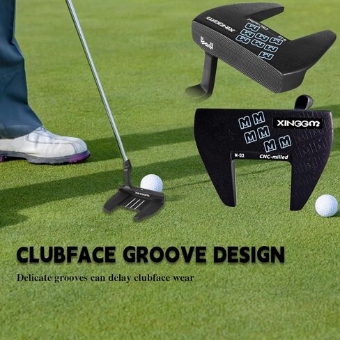 XINGGM CNC Golf Putter for Men Right Handed,Blade/Mallet Putters,Golf Head Cover Included-34 Inches in Kuwait