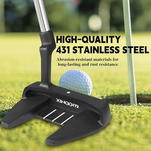 XINGGM CNC Golf Putter for Men Right Handed,Blade/Mallet Putters,Golf Head Cover Included-34 Inches in Kuwait