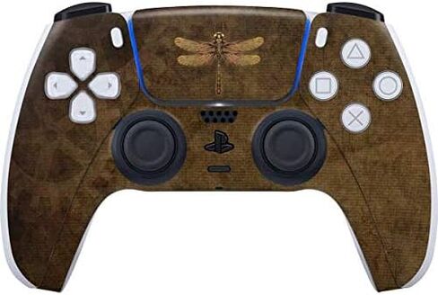 Skinit Skinit Gaming Gaming Skiner مع وحدة تحكم PS5 - Steampunk المرخصة رسميًا و Dragonfly بواسطة Brigid Ashwood Design in Saudi Arabia