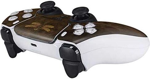 Skinit Skinit Gaming Gaming Skiner مع وحدة تحكم PS5 - Steampunk المرخصة رسميًا و Dragonfly بواسطة Brigid Ashwood Design in Saudi Arabia