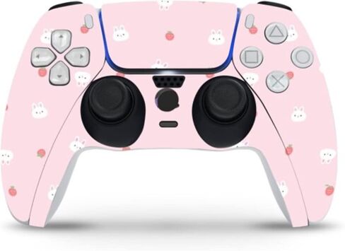 Zoomhitskins متوافق مع الجلد PS5 ، Bunny Strawberry لطيف الوردي kawaii ، متينة ، خالية من الفقاعات ، w/قرص ، قطع بدقة in Saudi Arabia