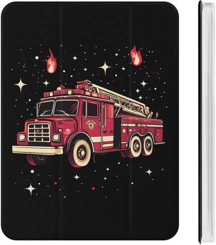 حالة شاحنات النار مع حامل القلم رفيع الخفيفة الوزن trifold حامل متوافق مع iPad mini 4/5/6 mini4/5 （7.9in） in Kuwait