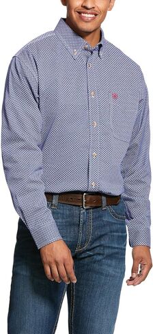 Ariat Male FR Liberty Work Shirt Cobalt X-Large in Saudi Arabia