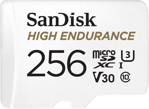 MicroSDXC فيديو MicroSDXC سعة 256 جيجا بايت مع محول يعمل مع REXING DASH Camera V1 و V1-4K و V5 و V1GW (SDSQQNR-256G-GN6IA) مع (1) كل شيء باستثناء قارئ بطاقة Stromboli Micro & SD SD in Kuwait