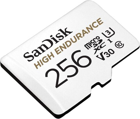 MicroSDXC فيديو MicroSDXC سعة 256 جيجا بايت مع محول يعمل مع REXING DASH Camera V1 و V1-4K و V5 و V1GW (SDSQQNR-256G-GN6IA) مع (1) كل شيء باستثناء قارئ بطاقة Stromboli Micro & SD SD in Kuwait