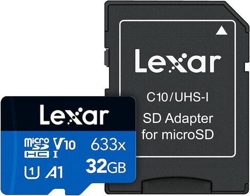 LEXAR عالية الأداء 633x microSDHC/MicroSDXC UHS-I بطاقة الذاكرة 32GB in Saudi Arabia