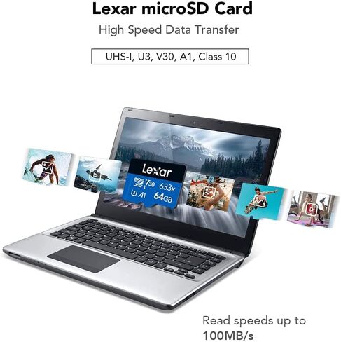 LEXAR عالية الأداء 633x microSDHC/MicroSDXC UHS-I بطاقة الذاكرة 32GB in Saudi Arabia