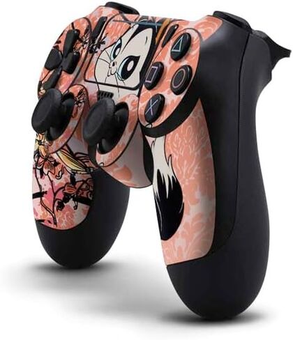 Skinit Skinit Gaming Gaming Skiner مع PS4 Pro/Slim Controller - تصميم Looney Tunes مرخص رسميًا Pussyfoot in Saudi Arabia