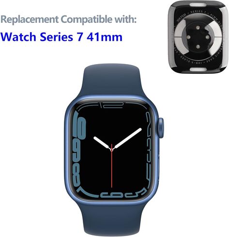 موصل الجزء الجديد من غلاف ضربات القلب الخلفي المتوافق مع Apple Watch Series 7 45 مم (فقط لنظام تحديد المواقع العالمي) مع مجموعة أدوات الإصلاح المطورة in Saudi Arabia