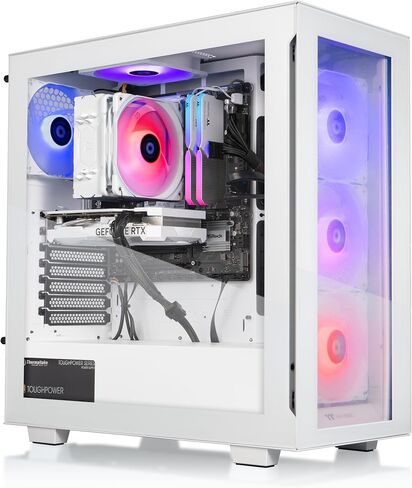 Thermaltake LCGS View 1460TS-350 Gaming Desktop (Intel Core™ i7-14700F, 32GB 6000MT/s DDR5 RGB Memory, NVIDIA GeForce® RTX 5060 Ti, 1TB NVMe M.2, WiFi, Windows 11) V35S-B76S-56T-LCS in Saudi Arabia