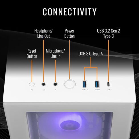 Thermaltake LCGS View 1460TS-350 Gaming Desktop (Intel Core™ i7-14700F, 32GB 6000MT/s DDR5 RGB Memory, NVIDIA GeForce® RTX 5060 Ti, 1TB NVMe M.2, WiFi, Windows 11) V35S-B76S-56T-LCS in Saudi Arabia