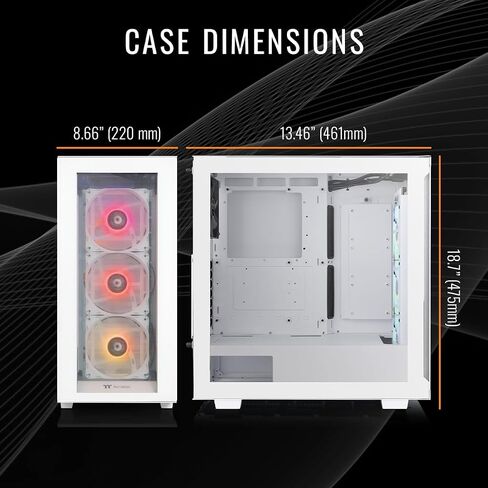 Thermaltake LCGS View 1460TS-350 Gaming Desktop (Intel Core™ i7-14700F, 32GB 6000MT/s DDR5 RGB Memory, NVIDIA GeForce® RTX 5060 Ti, 1TB NVMe M.2, WiFi, Windows 11) V35S-B76S-56T-LCS in Saudi Arabia