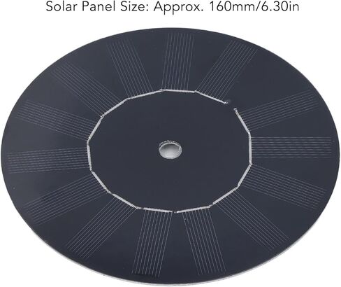 Solar Powered Fan, 5W Small USB Car Fan Solar Air Conditioner Solar Fan with Solar Panel, Suction Cup and 2 Accessories for use in Various Driving environments in Saudi Arabia