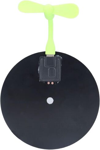 Solar Powered Fan, 5W Small USB Car Fan Solar Air Conditioner Solar Fan with Solar Panel, Suction Cup and 2 Accessories for use in Various Driving environments in Saudi Arabia