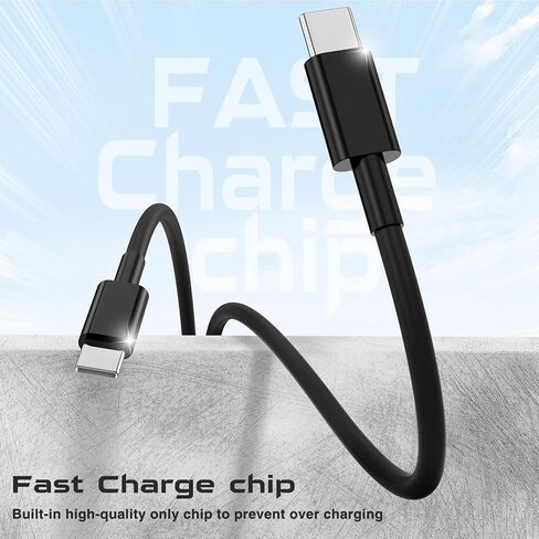45W Super Fast Charger USB C, 2-Pack Dual Port Type C Charger Fast Charging,with 6/6FT Cable&Cord for Samsung Galaxy S25 Ultra/S24 Ultra/S23/S22/S21/S20+, iPhone16/15 in Saudi Arabia