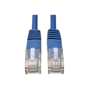 Tripp Lite Eaton N002-015-BL Cat5e Ethernet Patch Cable, RJ45 M/M, 350MHz Gigabit PoE, Snagless Stranded UTP, 15 ft Blue, PVC Jacket, ETL RoHS Cloud Care Pre-Configured Bundle Eligible (10 Pack) in Kuwait