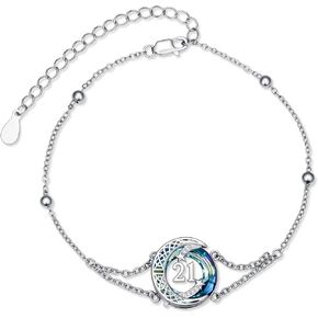 JUSTKIDSTOY Semicolon Bracelets Sterling Silver Infinity Love Adjustable Chain Bracelet Suicide Awareness Jewelry Inspirational Gifts for Women Birthday in Kuwait