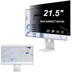 [2-Pack 21.5 inch Computer Privacy Screen Shield,Against Blue Light & Reduce Glare Filter,Data Security Screen Protector Film for 16:9 Widescreen Desktop Monitor,Easy to Attach & Removable in Saudi Arabia
