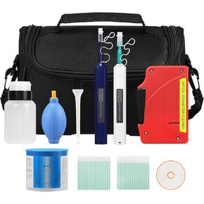 Fiber Optic Cleaning kit with SC 2.5mm Interface/LC1.25mm Interface Fiber Optic Cleaning Pen, Cleaning Box Clean dust-Free Paper,Suitable for SC/FC/ST/LC Plug end Cleaning kit in Kuwait