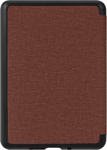 Case for Kindle Paperwhite 2024 with Hand Strap - Fabric Cover with Auto Sleep Wake - Fits 7" Kindle Paperwhite 12th Generation (Brown) in Kuwait