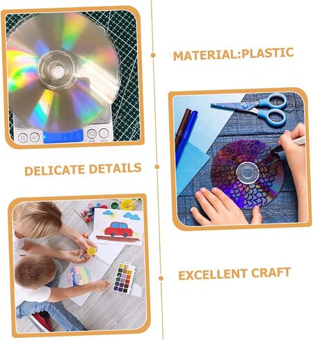 10pcs DIY أقراص الأقراص المضغوطة ديكورات الجدار in Saudi Arabia