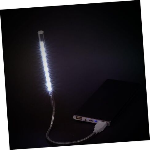 2PCS USB LED مصباح القراءة مجموعة مرنة مصباح مكتب مرن للعيون لاستخدام سرير قابلية لإعادة الشحن ضوء القراءة للكتب سطوع الألوان العشوائية in Kuwait