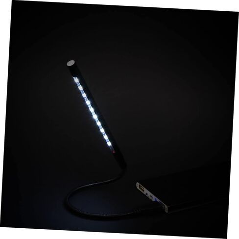 2PCS USB LED مصباح القراءة مجموعة مرنة مصباح مكتب مرن للعيون لاستخدام سرير قابلية لإعادة الشحن ضوء القراءة للكتب سطوع الألوان العشوائية in Kuwait