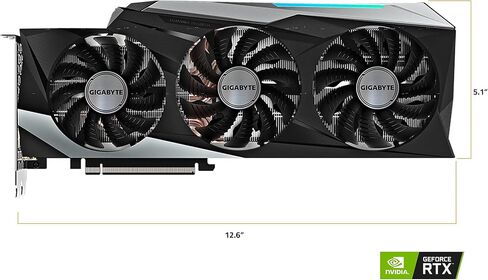 GIGABYTE GEFORCE RTX 3080 TI Gaming OC 12G CARTER ، 3X Windforce Card ، 12GB 384-BIT GDDR6X ، GV-N308TGAMING OC-12GD VIDEO (متجددة) in Kuwait