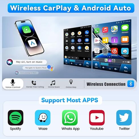 Roinvou 4+64g Car Radio for Nissan Versa 2007 2008 2008 2010 2011 ، 9.7 "شاشة تعمل باللمس لراديو بلوتوث Carplay Android Auto مع 32EQ 1280 * 720 دقة WiFi GPS in Kuwait