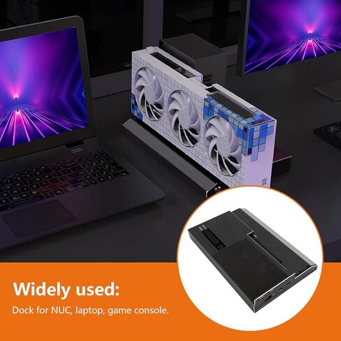 EGPU العلبة لـ Thunderbolt 3 ، USB4.0 40GBPS محطة GPU Dock خارجية مع واجهة TB RJ45 M.2 NVME ، RJ45 ، ATX / SFX ، متوافق مع / PCIE4.0 X4 ، DAISY سلسلة in Kuwait