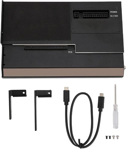 EGPU العلبة لـ Thunderbolt 3 ، USB4.0 40GBPS محطة GPU Dock خارجية مع واجهة TB RJ45 M.2 NVME ، RJ45 ، ATX / SFX ، متوافق مع / PCIE4.0 X4 ، DAISY سلسلة in Kuwait