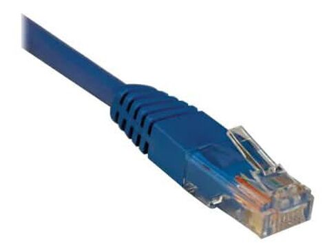 TRIPP Lite Eaton N002-015-Bl-bl-bl-blate ethernet cable ، rj45 m/m ، 350MHz gigabit poe ، unagless utp utp ، 15 ft blue ، pvc stack in Kuwait