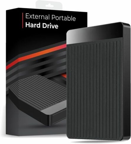 250 جيجابايت من محرك الأقراص الثابتة الخارجي USB 3.1 النوع C Ultra Slim HDD ، قرص ثابت محمول - 2.5 بوصة تخزين ونسخ احتياطي محرك بيانات متوافق مع الكمبيوتر الشخصي ، الكمبيوتر المحمول ، MAC ، الكمبيوتر اللوحي ، وحدة التحكم في الألعاب (أسود) in Saudi Arabia