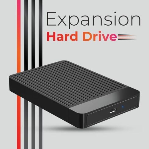 250 جيجابايت من محرك الأقراص الثابتة الخارجي USB 3.1 النوع C Ultra Slim HDD ، قرص ثابت محمول - 2.5 بوصة تخزين ونسخ احتياطي محرك بيانات متوافق مع الكمبيوتر الشخصي ، الكمبيوتر المحمول ، MAC ، الكمبيوتر اللوحي ، وحدة التحكم في الألعاب (أسود) in Saudi Arabia