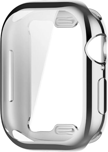 متوافق مع Apple Watch Case 42mm Series 10 (2024) ، إطار حارس شاشة مطلي ناعم TPU الوفير الرقيق المتوافق مع سلسلة IWatch Series 10 (Gold ، 42 مم سلسلة 10 (2024)) in Kuwait