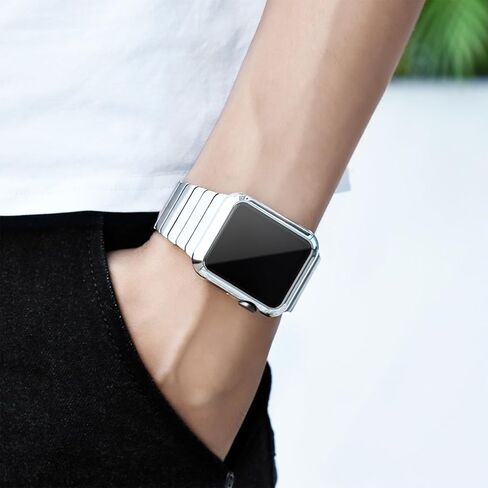 متوافق مع Apple Watch Case 42mm Series 10 (2024) ، إطار حارس شاشة مطلي ناعم TPU الوفير الرقيق المتوافق مع سلسلة IWatch Series 10 (Gold ، 42 مم سلسلة 10 (2024)) in Kuwait